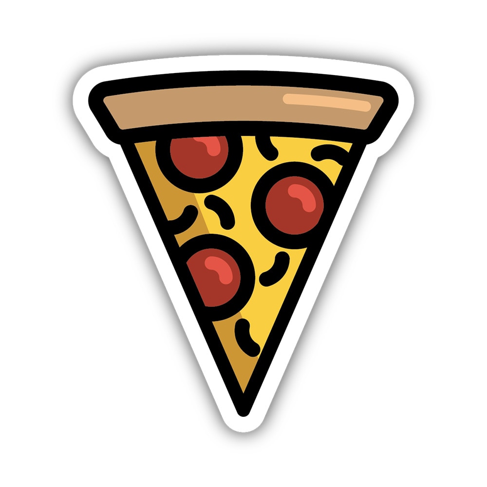 Stickers Northwest, Stickers, Art & School, 3", Pizza, 521368